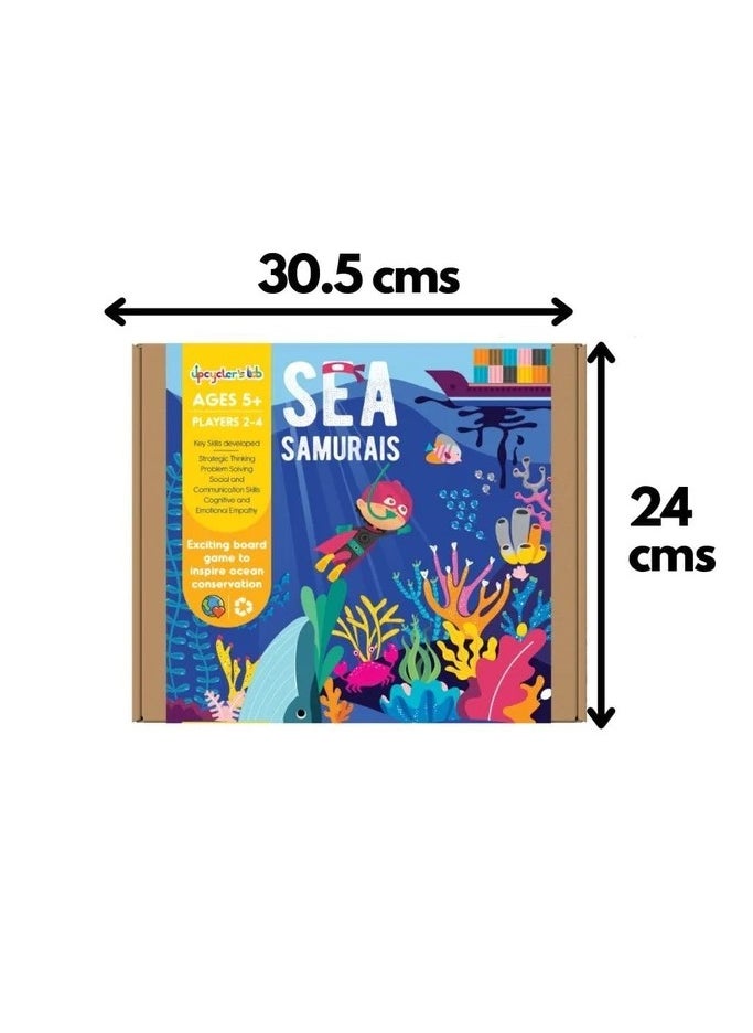 Buy Responsibly - Buy Responsibly Sea Samurais 7+ Kids Board Game, Learn Waste Segregation & Fight Climate Change with our Eco-Friendly Card Game - Image 1