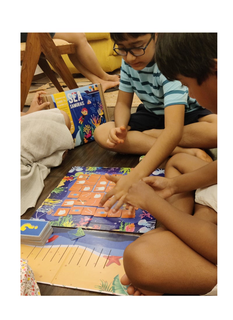 Buy Responsibly - Buy Responsibly Sea Samurais 7+ Kids Board Game, Learn Waste Segregation & Fight Climate Change with our Eco-Friendly Card Game - Image 1