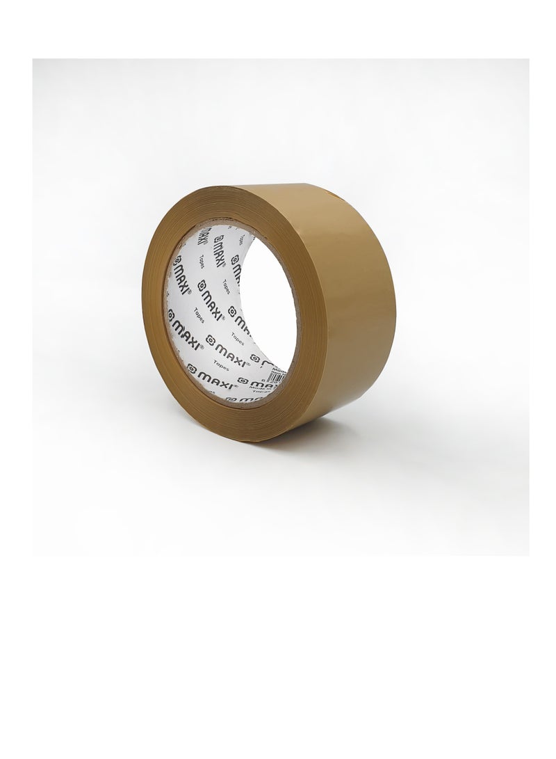 Maxi Packing Tape 48Mm X 100 Yds 45 Mic Brown, Tape for Carton Sealing, Shipping And Packing Tape PT100B - Image 1