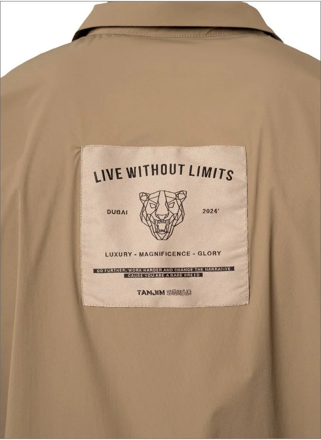 Tanjim Squad Brown TANJIM SQUAD - WITHOUT LIMITS SHIRT BROWN for Men | Best Price UAE