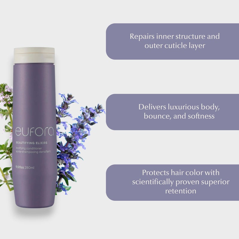 Eufora Beautifying Elixirs Bodifying Conditioner 9.5 Oz - Image 3