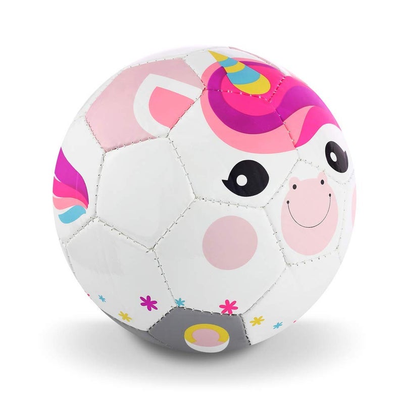 Daball Kid and Toddler Soccera Ball - Size 1, Pump and Gift Box Included (Sunshine, The Unicorn) - Image 1