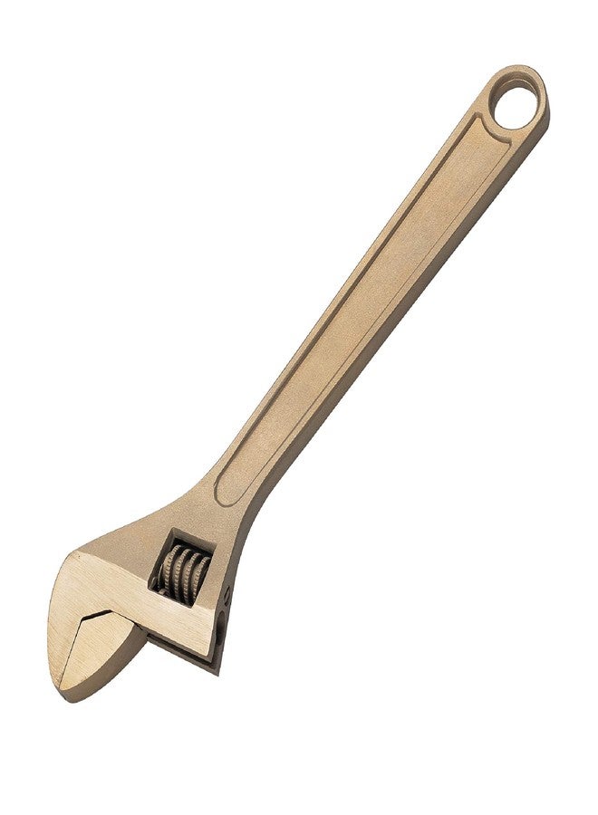 CS Unitec | Non-Sparking & Non-Magnetic Adjustable Wrench | 6in Aluminum Bronze Tool, TUV Certified & Beryllium Free - Image 1