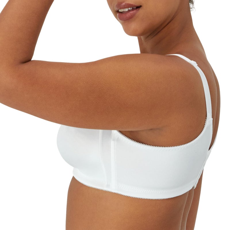 Bali Women's Double Support Wire-Free Bra, White, 38D - Image 2