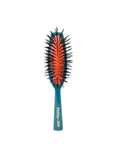 Phillips Brush Phillips Brush 3000 Purse Size Cushion Hair Brush with Flower Design  Teal 