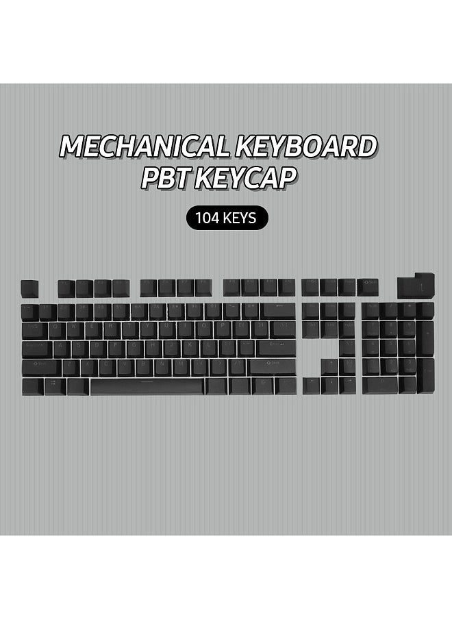 Generic 104 Keys Two-color Injection Molding PBT Keycap Set OEM Profile for Mechanical Keyboard Yellow(Only Keycaps)  - Image 5