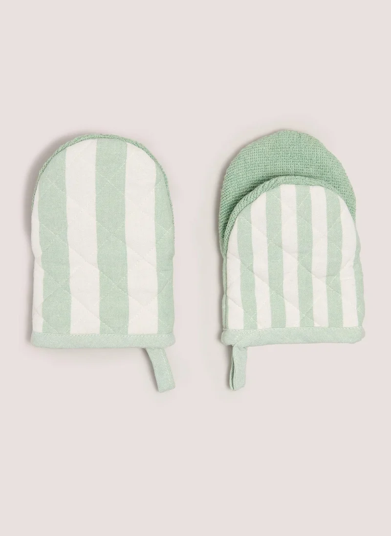ماتلان Green Striped Mini Mitts