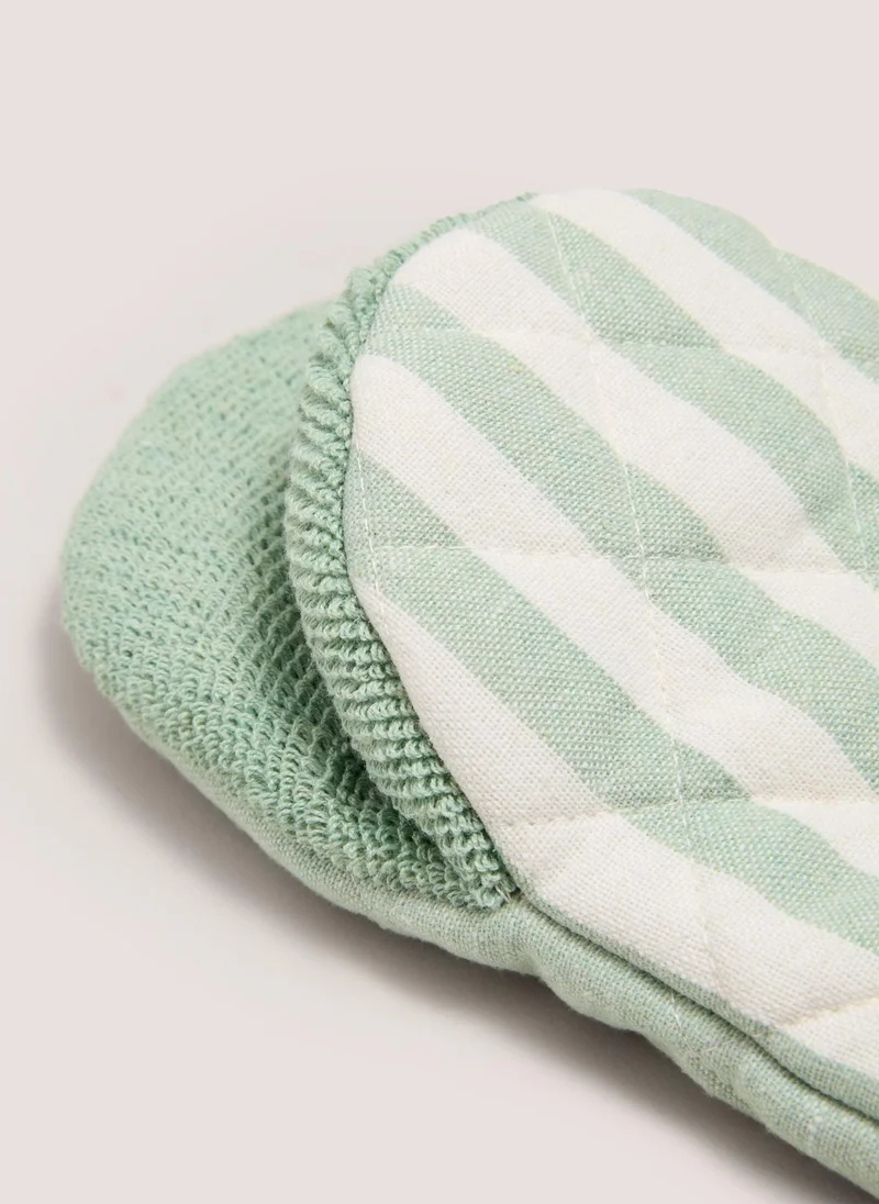 ماتلان Green Striped Mini Mitts