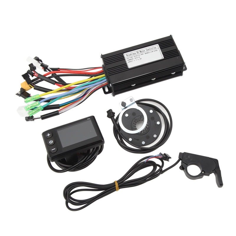 Bicycle Lithium Battery Retrofit Kit Sine Wave Controller 36V 48V 500W 750W Self Learning Ebike Conversion Kit - Metal Case Trimodal Controller for DIY Electric Bike - Image 5