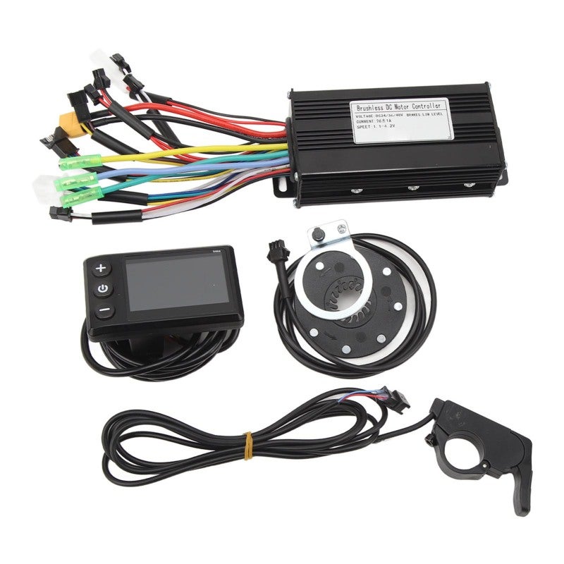 Bicycle Lithium Battery Retrofit Kit Sine Wave Controller 36V 48V 500W 750W Self Learning Ebike Conversion Kit - Metal Case Trimodal Controller for DIY Electric Bike - Image 4