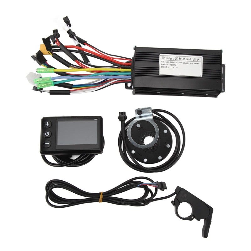 Bicycle Lithium Battery Retrofit Kit Sine Wave Controller 36V 48V 500W 750W Self Learning Ebike Conversion Kit - Metal Case Trimodal Controller for DIY Electric Bike - Image 1
