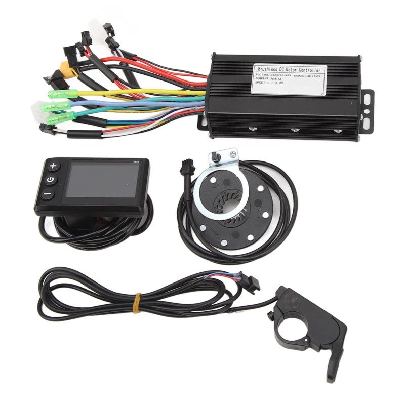 Bicycle Lithium Battery Retrofit Kit Sine Wave Controller 36V 48V 500W 750W Self Learning Ebike Conversion Kit - Metal Case Trimodal Controller for DIY Electric Bike - Image 2