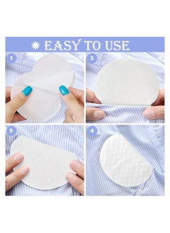RATSAW Armpit Sweat Pads 100 Pcs Underarm Sweat Pads Self Adhesive Armpit Sweet Pads Prevents Stain Absorbs Sweat And Unpleasant Odour Armpit Sweat Pads For Men And Women  - Image 5