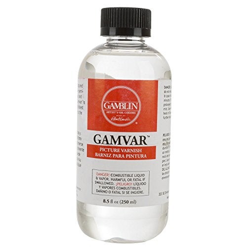 Gamblin Gamvar Picture Varnish - 8.5oz Bottle - Image 3