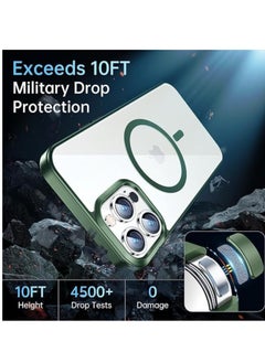 Case [2024 New] for Apple iPhone 15 Pro Case with MagSafe, [Strong Magnet] [Non-Yellowing] Magnetic Clear Slim Thin Cover for Apple iPhone 15 Pro Phone Case  - Image 2