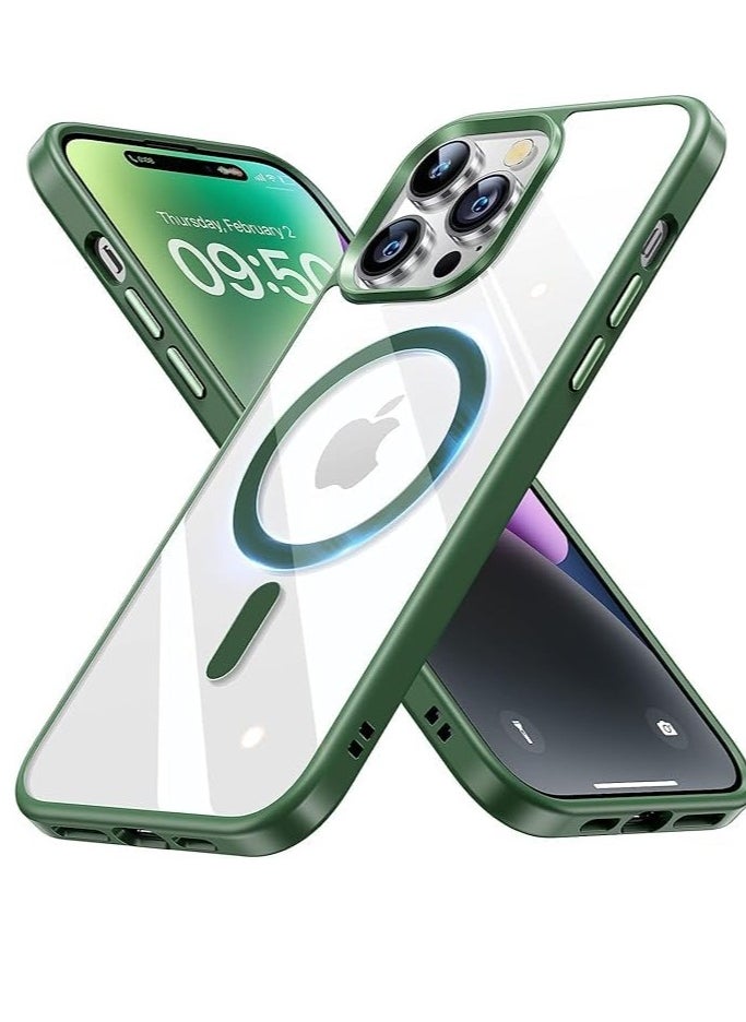 Case [2024 New] for Apple iPhone 15 Pro Case with MagSafe, [Strong Magnet] [Non-Yellowing] Magnetic Clear Slim Thin Cover for Apple iPhone 15 Pro Phone Case  - Image 1