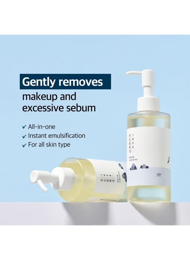 ROUND LAB 1025 Dokdo Cleansing Oil 200ml, Facial Oil Cleanser for Face, Deep Pore Cleansing, Makeup Blackhead Impurities Remover, Easy to Wash Off No Oily Residue, Korean Skin Care - Image 2