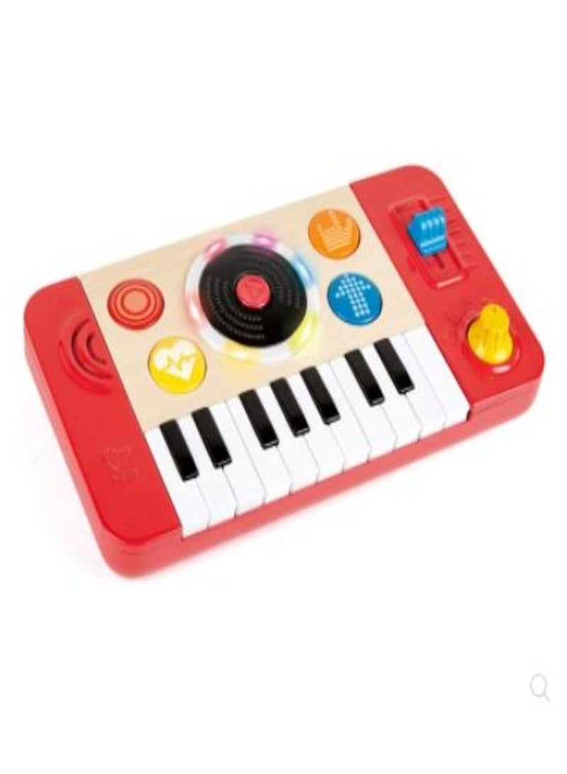 هيب مجموعة Hape DJ Mix & Spin Studio مع مجموعة لعب الضوء والصوت