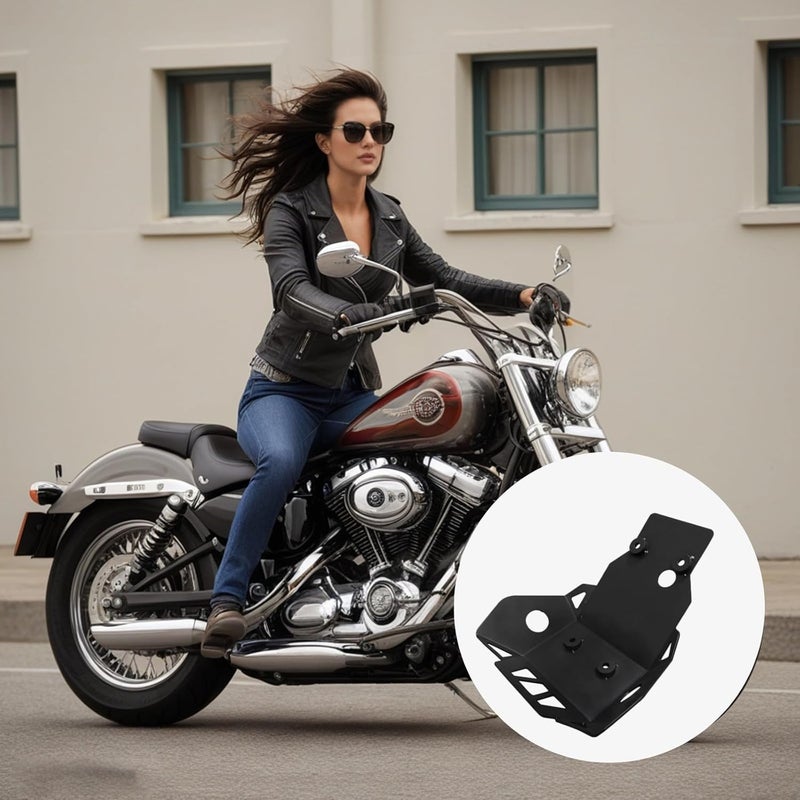 نظام تخزين نظامي، آمن ومطابق للمعايير واقي محرك Xt250، لوحة حماية من سبائك الألومنيوم بسمك 4 مم مع مجموعة تثبيت، أسود لـ Xt250X، Tricker مستودعات متعددة النقاط على مستوى البلاد يسهل تخزين الجملة - Image 5