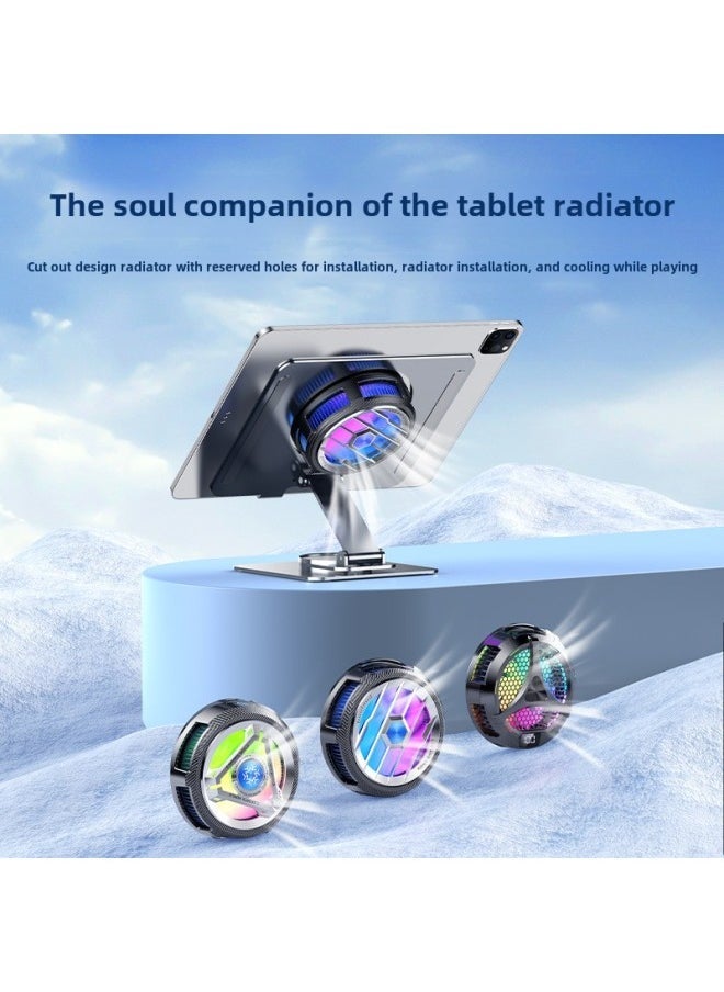 Z27 Flat Bracket Aluminum Alloy Folding Rotating Metal Bracket 360 ° Flat Bracket Can Be Equipped With Radiator-Color:【Z27】 Flat Bracket-Silver - Image 4