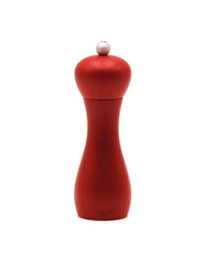 bisetti - BISETTI PEPPER MILL "RIMINI" BURGUNDY MATT H 18 CM - Image 1
