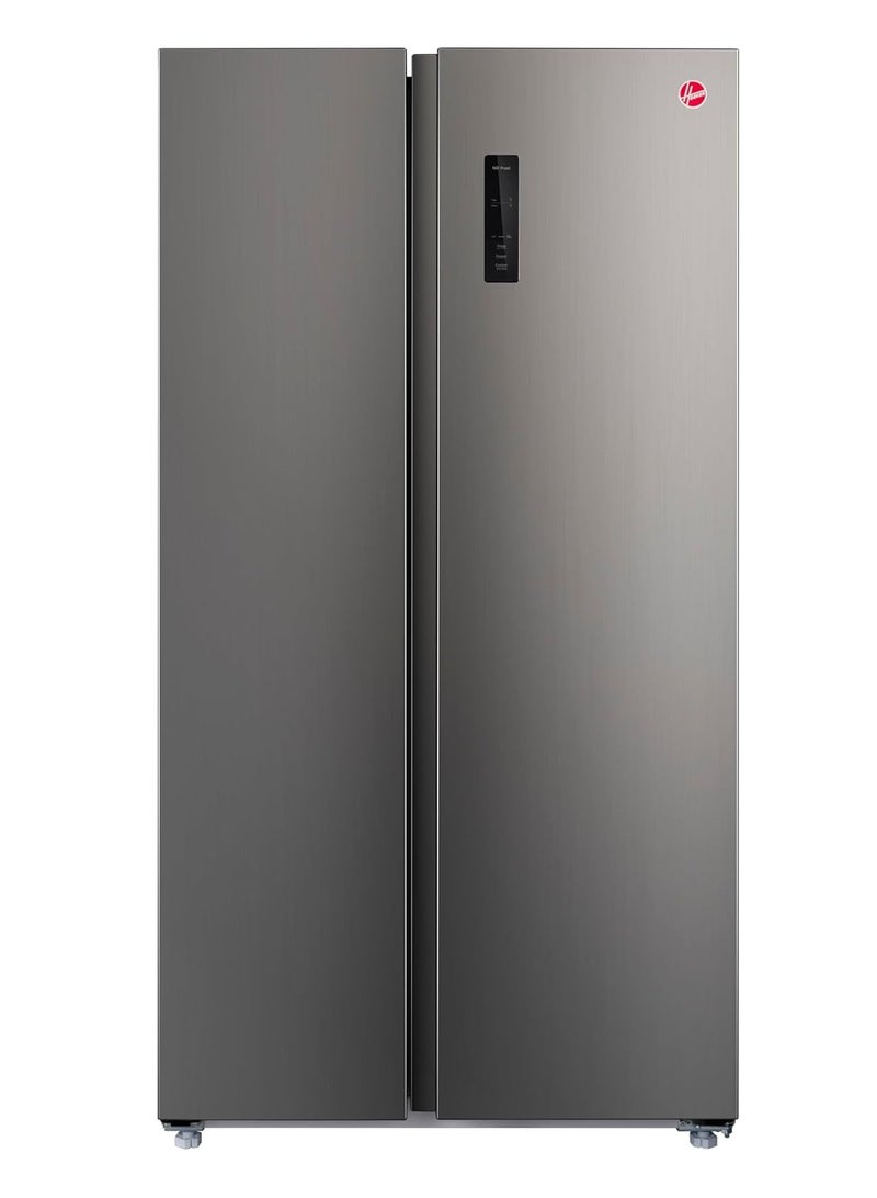 HOOVER 682 Liter Side By Side Refrigerator Dual Inverter | HSB-M682-S Inox - Image 1