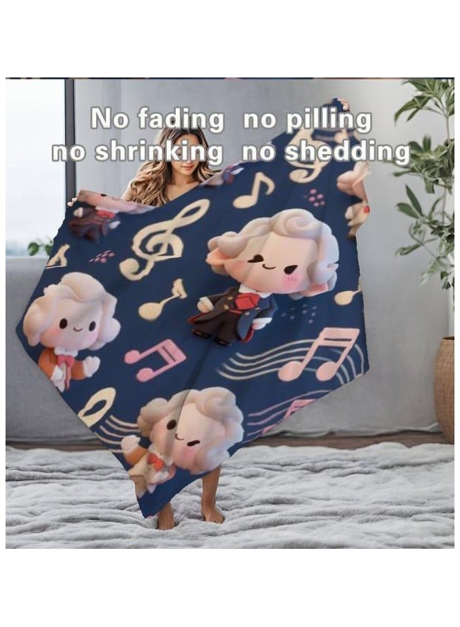 general Flannel thin blanket (warm and comfortable, suitable for sleep, gaming, dust removal and sandproof) 150cm*200cm - 964 - Image 1