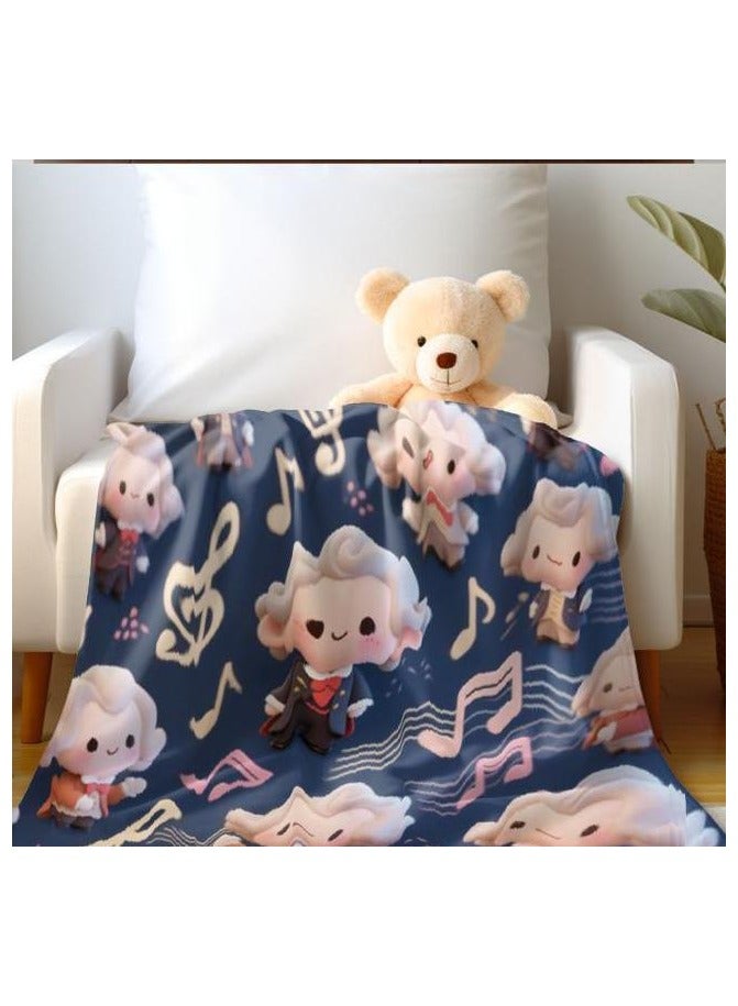 general Flannel thin blanket (warm and comfortable, suitable for sleep, gaming, dust removal and sandproof) 150cm*200cm - 964 - Image 5