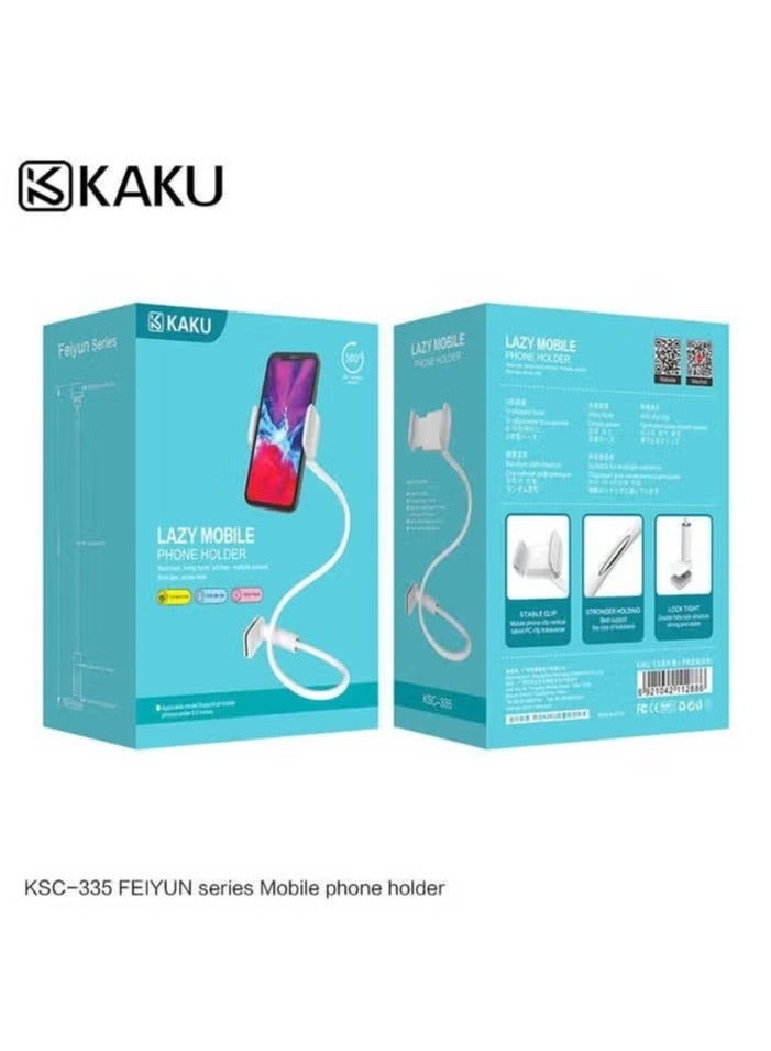 Kaku Portable Desktop Phone Holder – Adjustable Mobile Phone Holder Stand for Desk, Bed, and Office – Sturdy & Flexible Mount for Smartphones and Tablets – Compatible with iPhone, Samsung, Huawei, and More – Ergonomic Design for Hands-Free Viewing and Comfort - Image 4