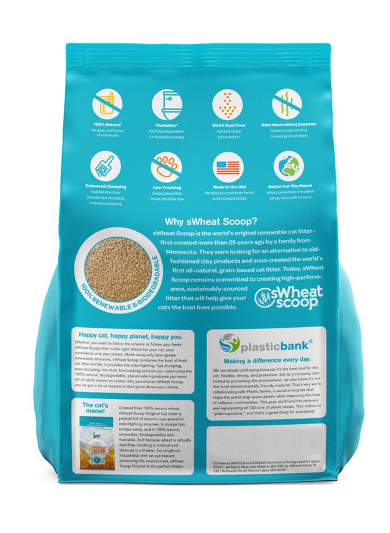 sWheat scoop - sWheat Scoop Clumping Wheat Natural Cat Litter Original 12 Lbs Odor Free Cat Litter Cat litter Clumping Cat litter Crystal - Image 1