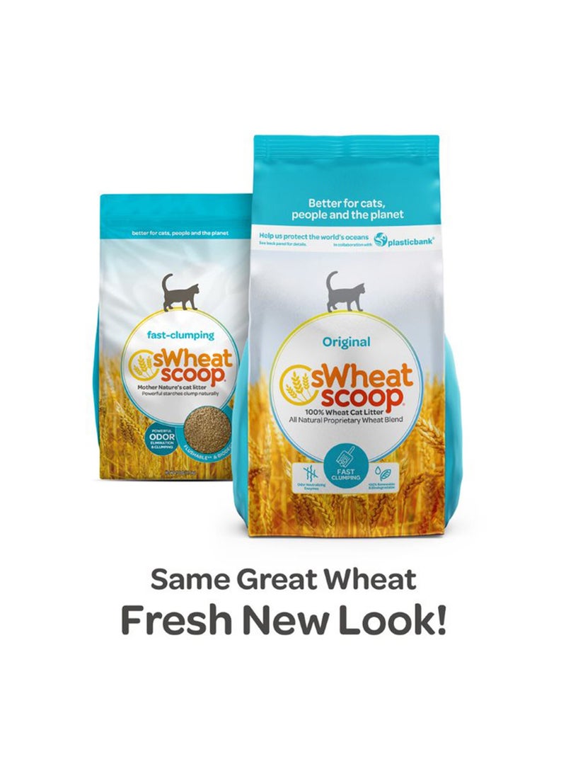 sWheat scoop - sWheat Scoop Clumping Wheat Natural Cat Litter Original 12 Lbs Odor Free Cat Litter Cat litter Clumping Cat litter Crystal - Image 1