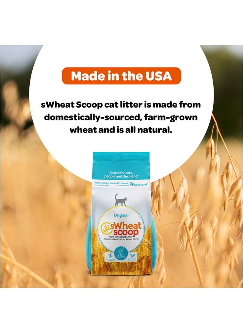 sWheat scoop - sWheat Scoop Clumping Wheat Natural Cat Litter Original 12 Lbs Odor Free Cat Litter Cat litter Clumping Cat litter Crystal - Image 1