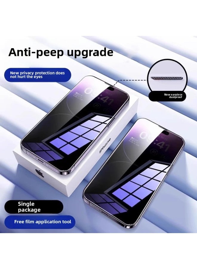 [Special Explosion-proof] Applicable To Apple 15promax Tempered Film IPhone13 Mobile Phone Film 14 11 Film-Colour:【25°Privacy Protection◆1 Piece Pack】reinforced Special Glass◆Protective From Prying Eyes, Does Not Hurt The Eyes.◆Dustproof Earpiece◆Send Artifacts-Size:iPhone 11 Pro