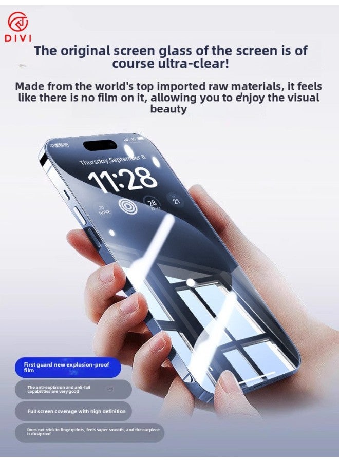 [Special Explosion-proof] Applicable To Apple 15promax Tempered Film IPhone13 Mobile Phone Film 14 11 Film-Colour:【25°Privacy Protection◆1 Piece Pack】reinforced Special Glass◆Protective From Prying Eyes, Does Not Hurt The Eyes.◆Dustproof Earpiece◆Send Artifacts-Size:iPhone 11 Pro