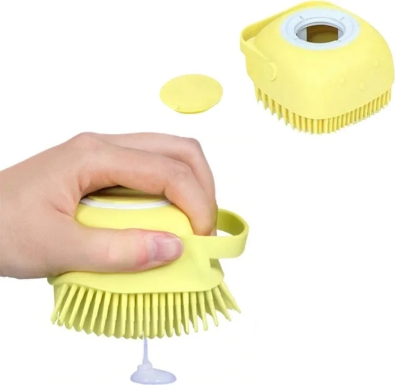 5DM Soft Silicone Material, Flexible Gel Chamber, Massage Function, Effective Bath Shower Washcloth