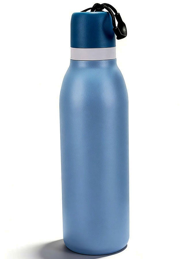 ROEIEIS Insulated Stainless Steel Drinking Bottle with Straw 18oz - BPA Free, Ideal for Sports, Fitness, Travel, Yoga and Outdoors - Image 1