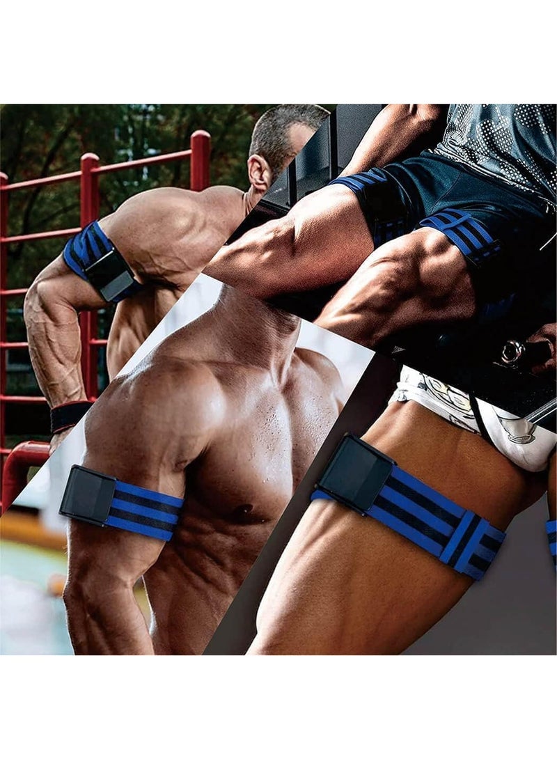 سبورت كيو 4 قطع احزمة لتدفق الدم لاكتساب العضلات الهزيل والسريع للذراعين والساقين لتمارين اللياقة البدنية بشكل خاص لنمو العضلات مضادة للانزلاق للرجال و النساء - Image 2