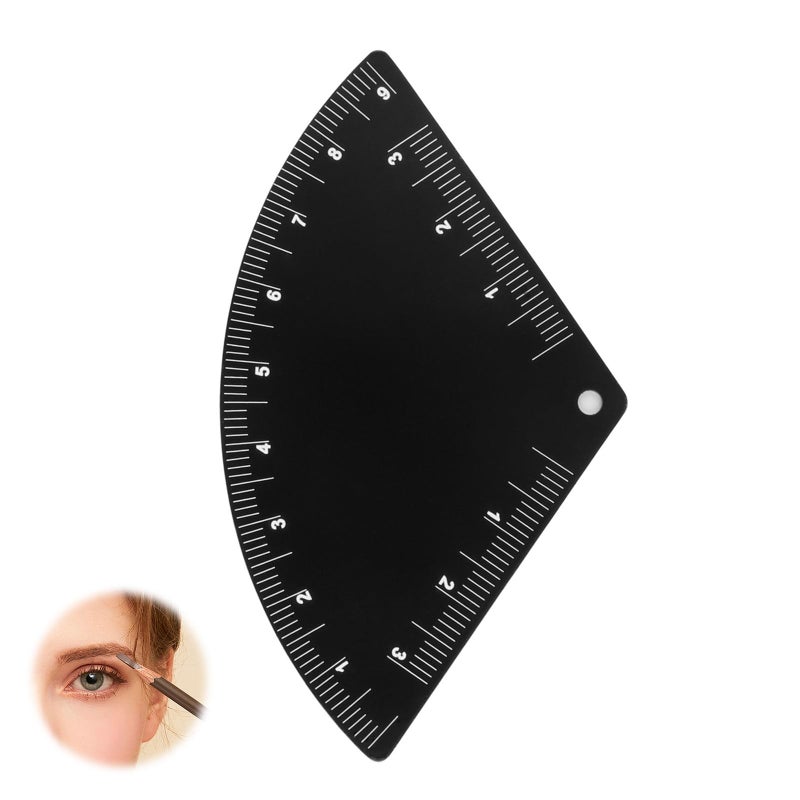 Triangular Eyebrow Stencil Tool With Adjustable Guides For Symmetrical Shaping - Image 5