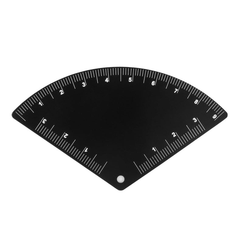 Triangular Eyebrow Stencil Tool With Adjustable Guides For Symmetrical Shaping - Image 2