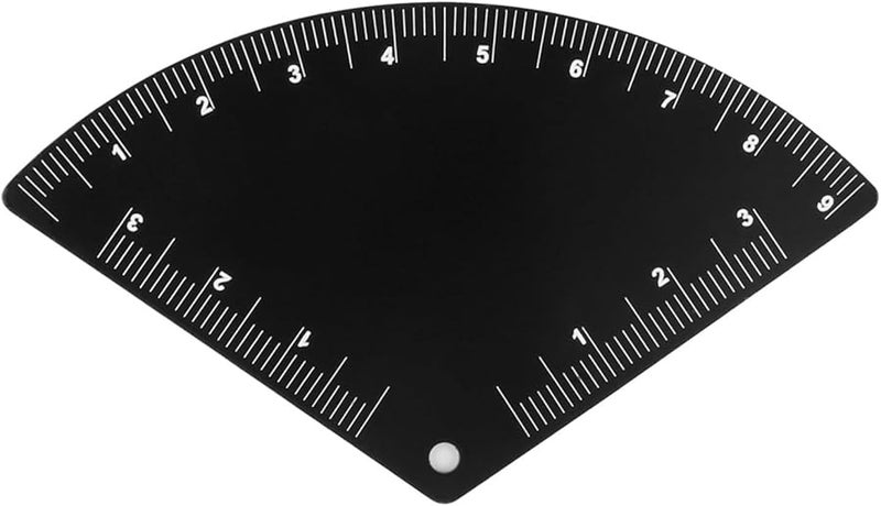 Triangular Eyebrow Stencil Tool With Adjustable Guides For Symmetrical Shaping - Image 1
