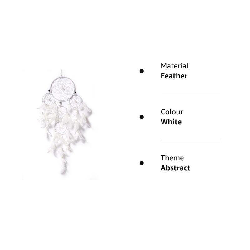 Bindian Dream Catcher for Home Decor, Bedroom, Living Room, Wall Hanging, with Light (Color 4) - Image 4