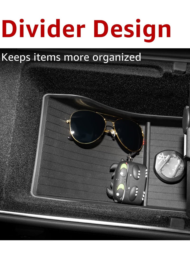 Zikra Center Console Organizer Tray for Tesla Model Y - TPE Storage Box for Lower Control Compartment, Compatible with Model Y 2021 & 2022 - Image 5