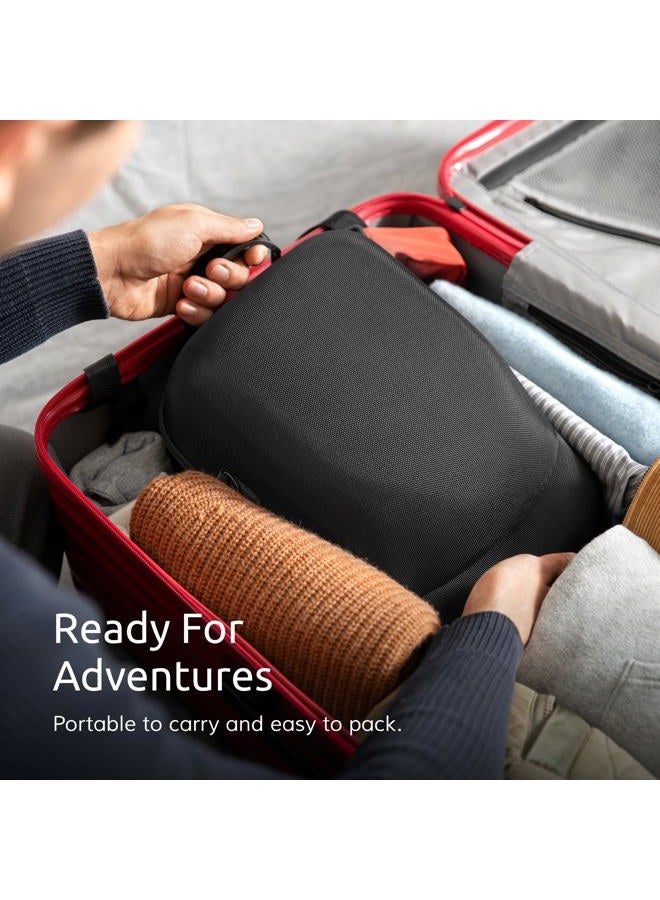 Ozueccr Hard Hat Case for Baseball Caps - Cap Storage for Baseball Caps with Carrying Handle & Shoulder Strap - This Organizer Holder Protects up to 6 Hats - Perfect for Traveling & At-Home Storage - Image 2