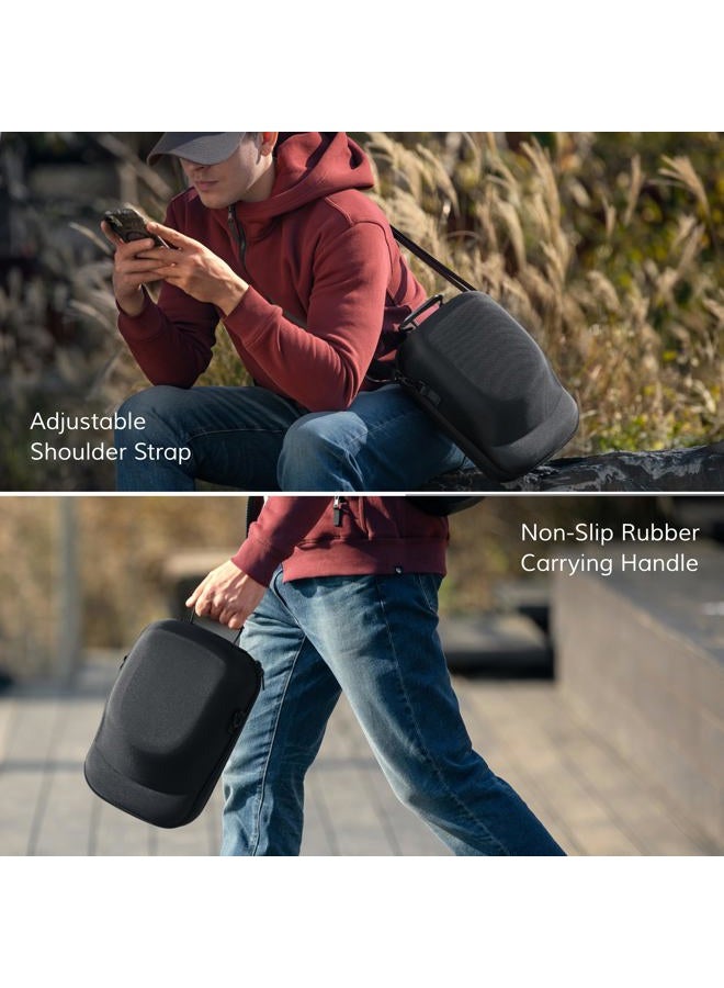 Ozueccr Hard Hat Case for Baseball Caps - Cap Storage for Baseball Caps with Carrying Handle & Shoulder Strap - This Organizer Holder Protects up to 6 Hats - Perfect for Traveling & At-Home Storage - Image 4