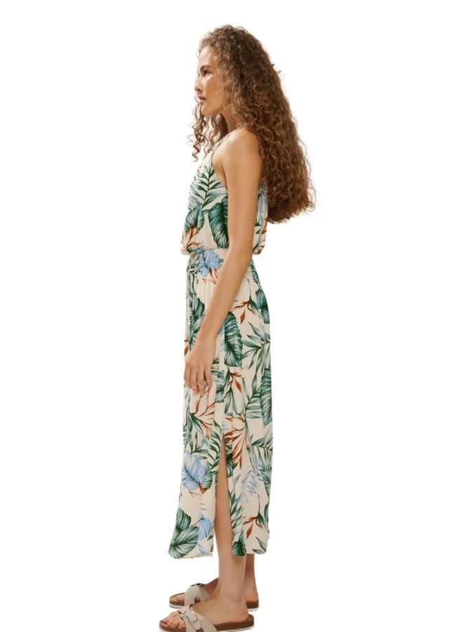 هايليز Dress - offwhite palm