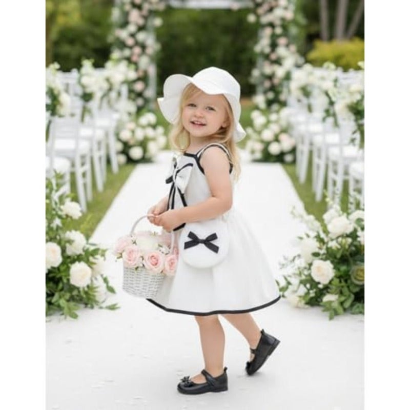 Renotemy Baby Girl Summer Dress Casual A Line Camisole Dress Bohemian Hawaiian Resort Dress 3 Piece Girls Clothing Set 3M-3T - Image 2