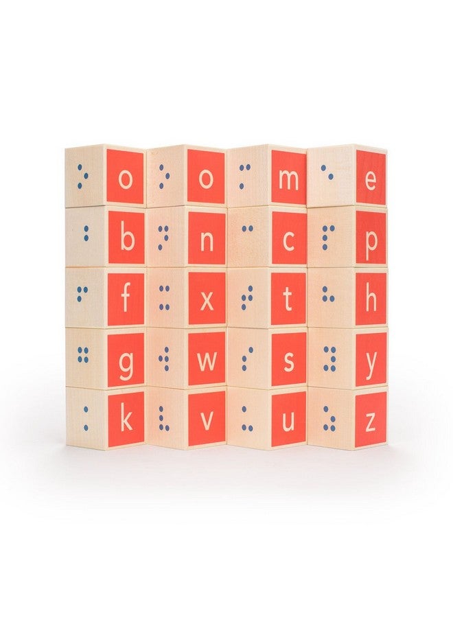Uncle Goose Braille ABC Blocks - Made in The USA - Image 2