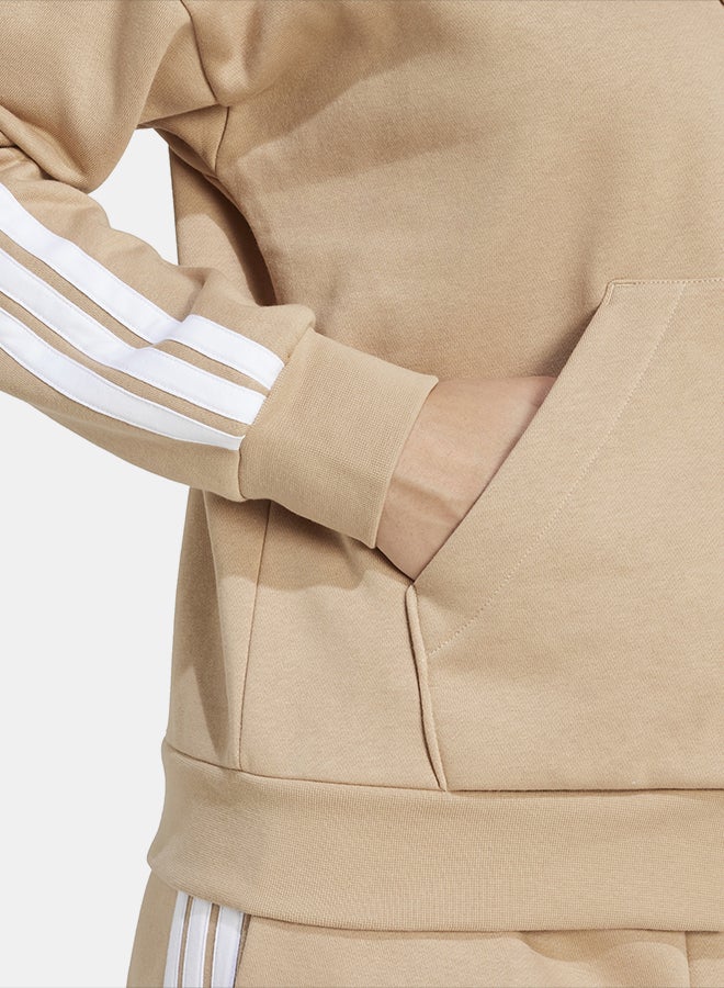 Adidas Essentials 3-Stripes Full-Zip Fleece Hoodie - Image 4