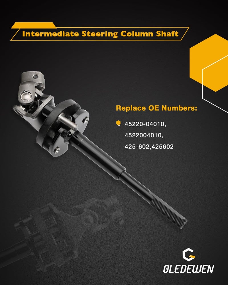 Gledewen عمود التوجيه الوسيط من غليدوين، متوافق مع تويوتا تاكوما 2005-2015 2.7 4.0 لتر V6، بديل لرقم 45220-04010، 4522004010، 425-602، عمود توجيه متين - Image 3