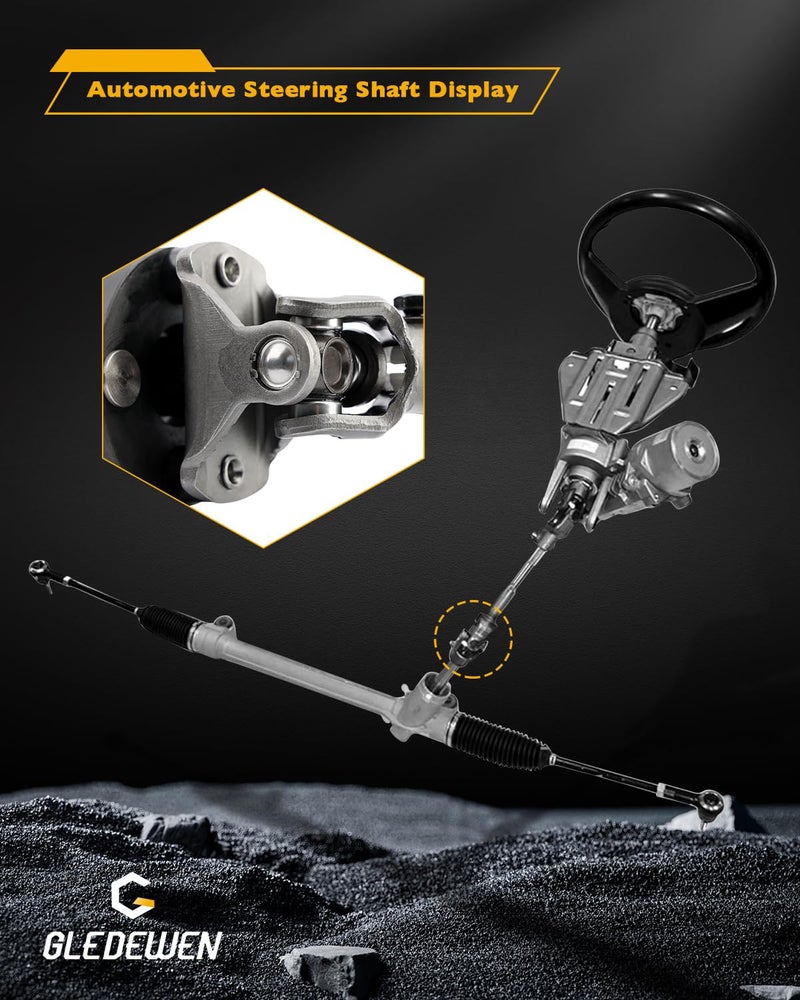 Gledewen عمود التوجيه الوسيط من غليدوين، متوافق مع تويوتا تاكوما 2005-2015 2.7 4.0 لتر V6، بديل لرقم 45220-04010، 4522004010، 425-602، عمود توجيه متين - Image 5